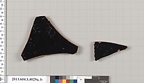 Terracotta fragments of a kylix or stand?, Terracotta, Greek, Attic