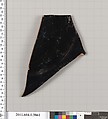 Terracotta fragment of a kylix (drinking cup), Terracotta, Greek, Attic