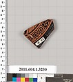 Terracotta fragment of a kylix (drinking cup), Terracotta, Greek, Attic