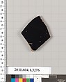 Terracotta fragment of a kylix (drinking cup), Terracotta, Greek, Attic