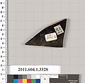 Terracotta fragment of a kylix (drinking cup), Terracotta, Greek, Attic