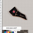 Terracotta fragment of a kylix (drinking cup), Terracotta, Greek, Attic