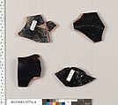 Terracotta fragments of kylikes (drinking cups), Terracotta, Greek, Attic