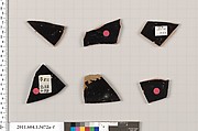 Terracotta fragments of kylikes (drinking cups), Terracotta, Greek, Attic