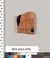 Terracotta fragment of a kylix (drinking cup), Terracotta, Greek, Attic