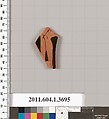 Terracotta fragment of a kylix (drinking cup), Terracotta, Greek, Attic