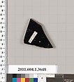 Terracotta fragment of a kylix (drinking cup), Terracotta, Greek, Attic