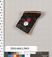 Terracotta fragment of a kylix (drinking cup), Terracotta, Greek, Attic