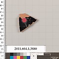 Terracotta fragment of a kylix (drinking cup), Terracotta, Greek, Attic