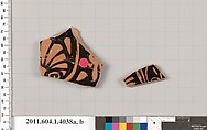 Terracotta fragments of kylikes (drinking cups), Terracotta, Greek, Attic