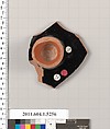 Terracotta fragment of a kylix (drinking cup), Terracotta, Greek, Attic