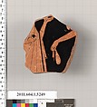 Terracotta fragment of a kylix (drinking cup), Terracotta, Greek, Attic