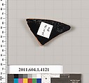 Terracotta fragment of a kylix (drinking cup), Terracotta, Greek, Attic