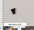 Terracotta fragment of a kylix (drinking cup), Terracotta, Greek, Attic