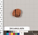 Terracotta fragment of a kylix (drinking cup), Terracotta, Greek, Attic