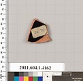Terracotta fragment of a kylix (drinking cup), Terracotta, Greek, Attic