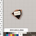 Terracotta fragment of a kylix (drinking cup), Terracotta, Greek, Attic