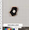 Terracotta rim fragment of a kylix (drinking cup), Terracotta, Greek, Attic