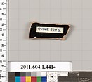 Terracotta fragment of a kylix (drinking cup), Terracotta, Greek, Attic