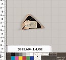Terracotta fragment of a kylix (drinking cup), Terracotta, Greek, Attic
