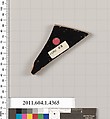 Terracotta fragment of a kylix (drinking cup), Terracotta, Greek, Attic