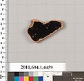 Terracotta fragment of a kylix (drinking cup), Terracotta, Greek, Attic