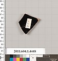 Terracotta fragment of a kylix (drinking cup), Terracotta, Greek, Attic