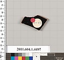 Terracotta fragment of a kylix (drinking cup), Terracotta, Greek, Attic