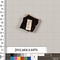 Terracotta fragment of a kylix (drinking cup), Terracotta, Greek, Attic