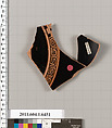 Terracotta fragment of a kylix (drinking cup), Terracotta, Greek, Attic