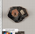 Terracotta fragment of a kylix (drinking cup), Attributed to the Antiphon Painter [Dyfri Williams], Terracotta, Greek, Attic