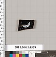 Terracotta fragment of a kylix (drinking cup), Terracotta, Greek, Attic