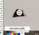 Terracotta fragment of a kylix (drinking cup), Terracotta, Greek, Attic
