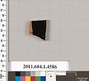 Terracotta fragment of a kylix (drinking cup), Terracotta, Greek, Attic