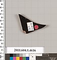 Terracotta fragment of a kylix (drinking cup), Terracotta, Greek, Attic