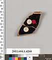 Terracotta rim fragment of a kylix (drinking cup), Terracotta, Greek, Attic