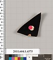 Terracotta fragment of a kylix (drinking cup), Terracotta, Greek, Attic