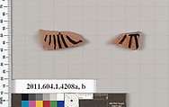 Terracotta fragments of kylikes (drinking cups), Terracotta, Greek, Attic