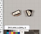 Terracotta fragments of kylikes (drinking cups), Terracotta, Greek, Attic