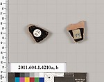 Terracotta fragments of kylikes (drinking cups), Terracotta, Greek, Attic
