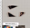 Terracotta fragments of kylikes (drinking cups), Terracotta, Greek, Attic