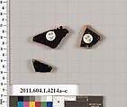 Terracotta fragments of kylikes (drinking cups), Terracotta, Greek, Attic