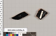 Terracotta fragments of kylikes (drinking cups), Terracotta, Greek, Attic