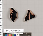 Terracotta fragments of kylikes (drinking cups), Terracotta, Greek, Attic