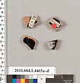 Terracotta fragments of kylikes (drinking cups), Terracotta, Greek, Attic