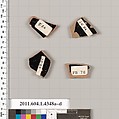 Terracotta fragments of kylikes (drinking cups), Terracotta, Greek, Attic