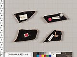 Terracotta fragments of kylikes (drinking cups), Terracotta, Greek, Attic