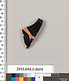 Terracotta fragment of a kylix (drinking cup), Terracotta, Greek, Attic