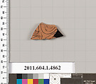 Terracotta fragment of a kylix (drinking cup), Terracotta, Greek, Attic