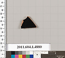 Terracotta fragment of a kylix (drinking cup), Terracotta, Greek, Attic
